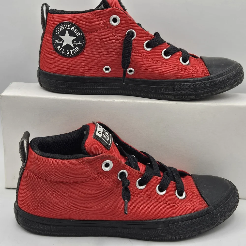 Converse Chuck Taylor Red High Top Shoes Kids Size 3